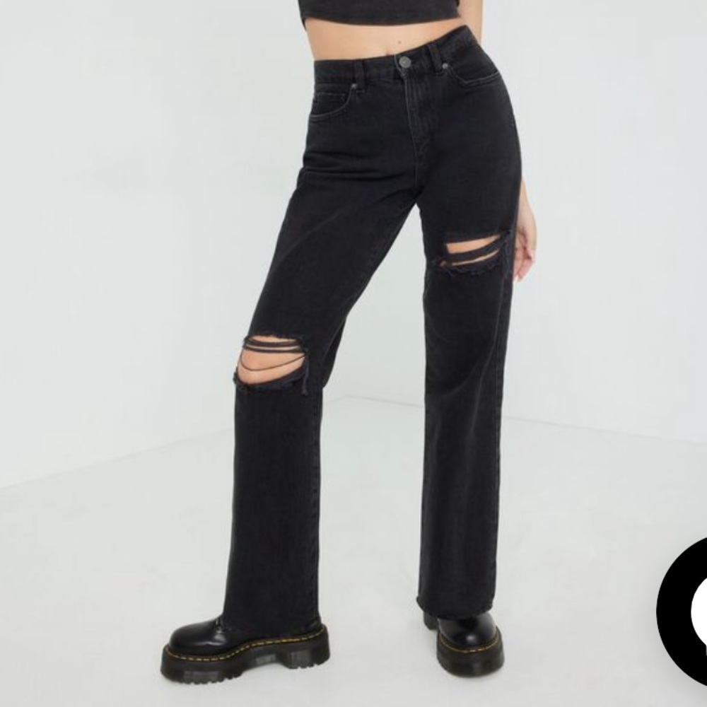 Garage Denim Black Vintage Straight Jeans Size 0 (2… Gem